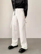 レトロ風 刺繍デザインのパンツ【フィット・ワイドレッグ・新中式スタイル】（セットアップ対応）
