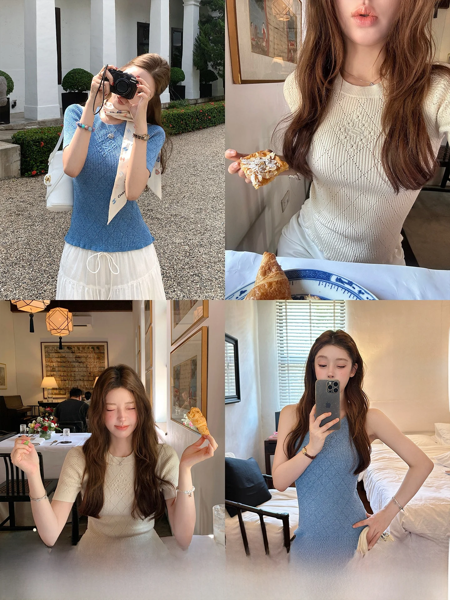 付き合う前のデートで着る服の選び方：LILYLIKESのリネン混紡トップスとドレスセット