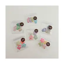 ヘアクリップ キッズ ガールズ 星型 カラフル 前髪留め 碎髪アレンジ ヘアアクセサリー 夏