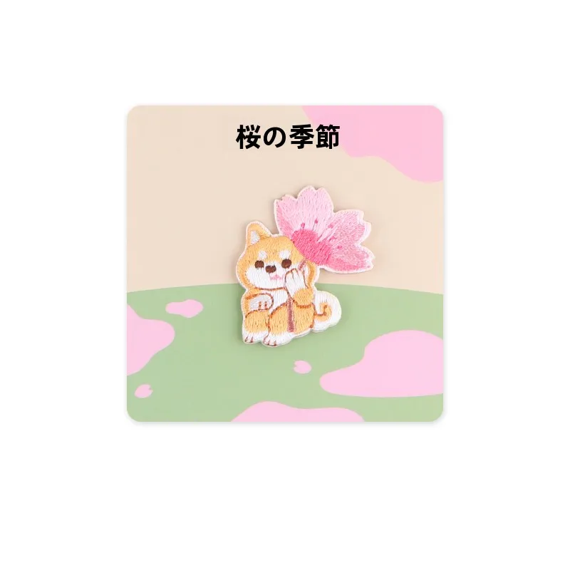 さくら動物刺繍ステッカー 携帯ケース 布ステッカー：かわいい キャラクター 人気 2026 トレンドの代表アイテム