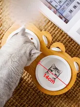 猫用陶器ダブルボウル【エコノミーデザイン・給水器・子猫用・斜口】