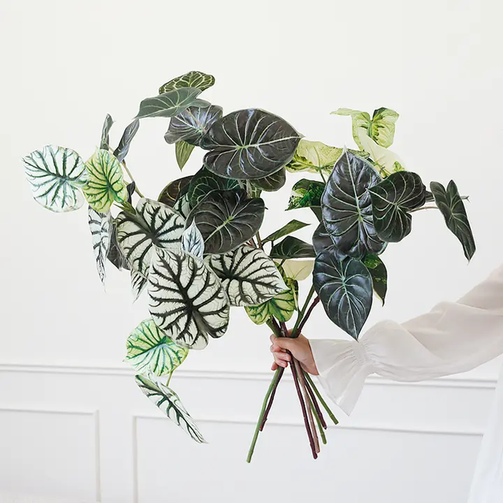 擬似カラーニンフニア植物 インテリア装飾 フラワーアレンジメント 人工花