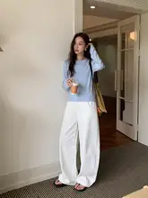 フィットバナナパンツ【立体裁断・ホワイト・デニム】