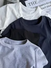 白色ラウンドネックショートスリーブTシャツ【女性用・極上の柔らかさ・フィット感】