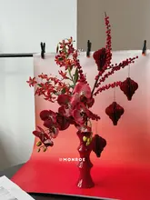 高品質な手触りの造花アレンジメント【新年用・リビング装飾】（セットアップ対応）