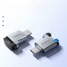 Orico カードリーダー USB3.0 Type-C OTG対応 高速転送 SDカード microSD USBメモリ兼用 CCDカメラ スマホ PC 車載