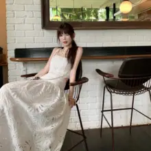 夢見るアリス刺繍レースキャミソールとロングスカート【女性用・ファッションドレス】（セットアップ対応）