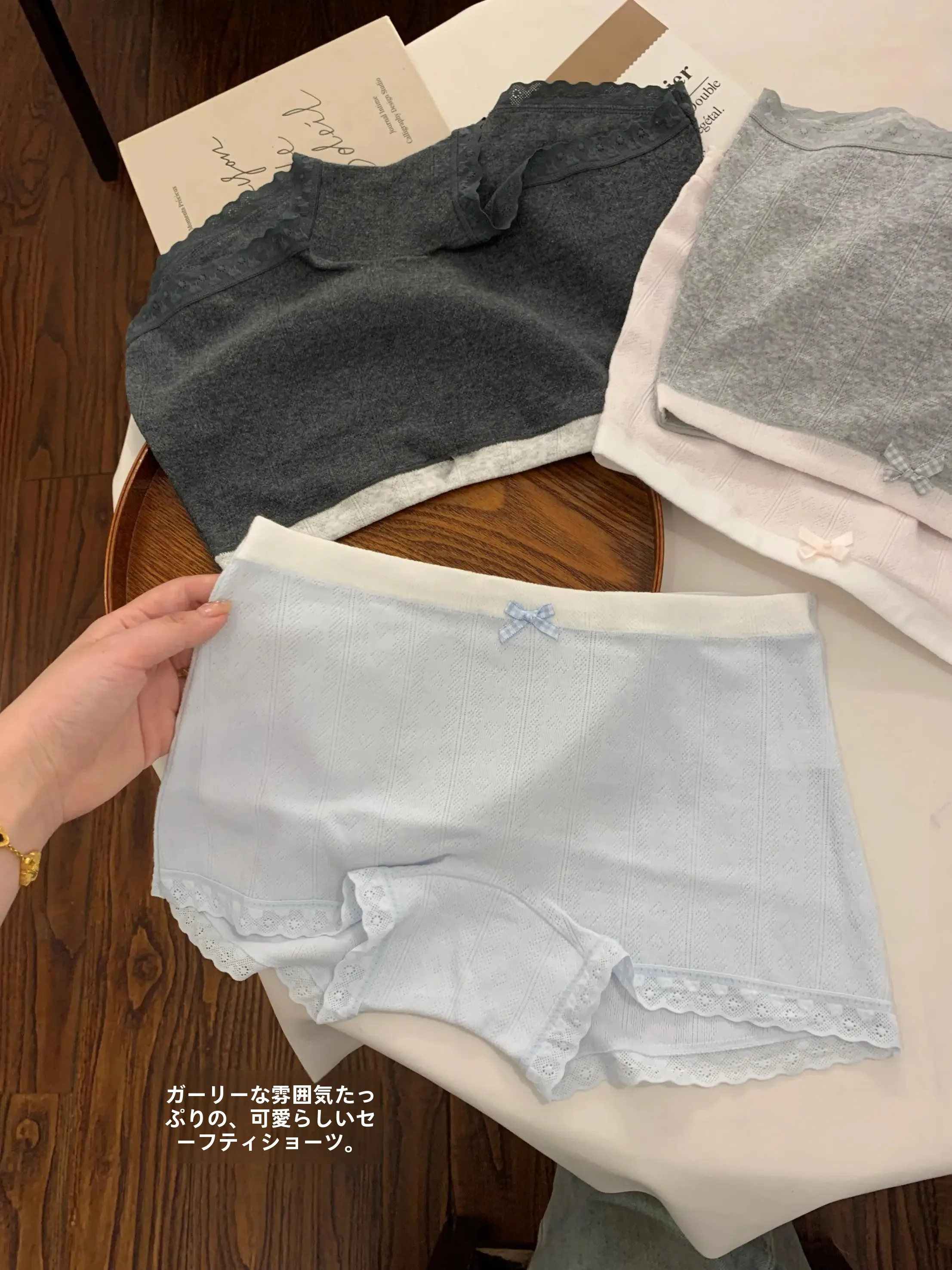 純綿の夏用安全パンツは透けない色と防走光機能で補整下着としての信頼性を実証