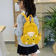可愛い子供用キャンバスリュック【幼稚園・春のお出かけ用】