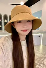 トレンディなフェイスカバー付きレディースバケットハット【レトロデザイン・フィッシャーマンハット】（セットアップ対応）