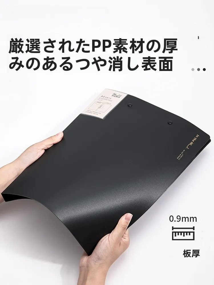 多色展開のファイルフォルダー：ダブル強力クリップでオフィス整理を実現
