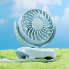 静音ミニクリップファン【デスク用・USB接続・軽量・屋外使用可能】