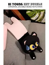 大きな目の猫クッションカバー【ふわふわ・オフィス用・肌触りの良いブランケット】