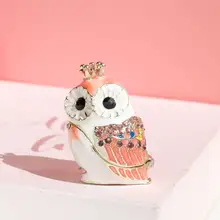 ミニクラウンフクロウのジュエリーボックス【おしゃれなインテリア・化粧台用】