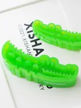 犬用おもちゃ ワニ型 おやつ入れ 歯磨き 知育 解消 噛みごたえ スローフィーダー 「QMONSTER」