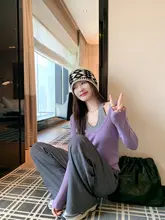 グレーのハイウエストワイドパンツ【女性用・秋用・フィット】（セットアップ対応）