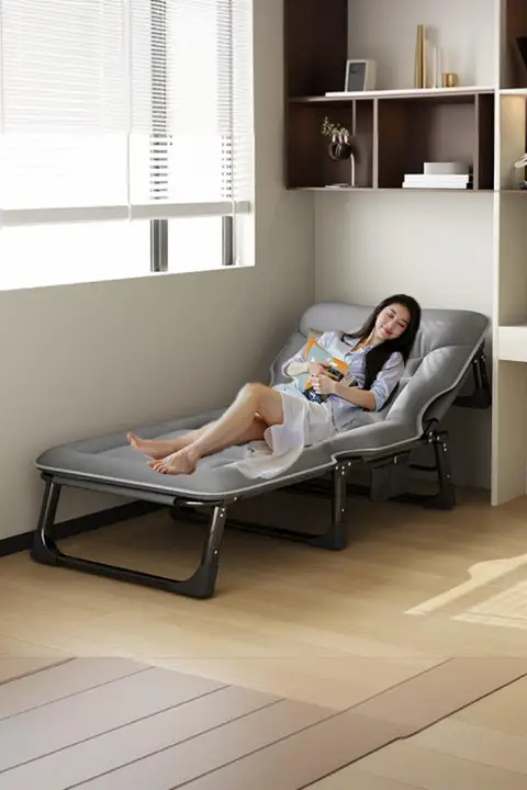 三夢 折りたたみリクライニングチェア【オフィス・家庭用・昼寝・】