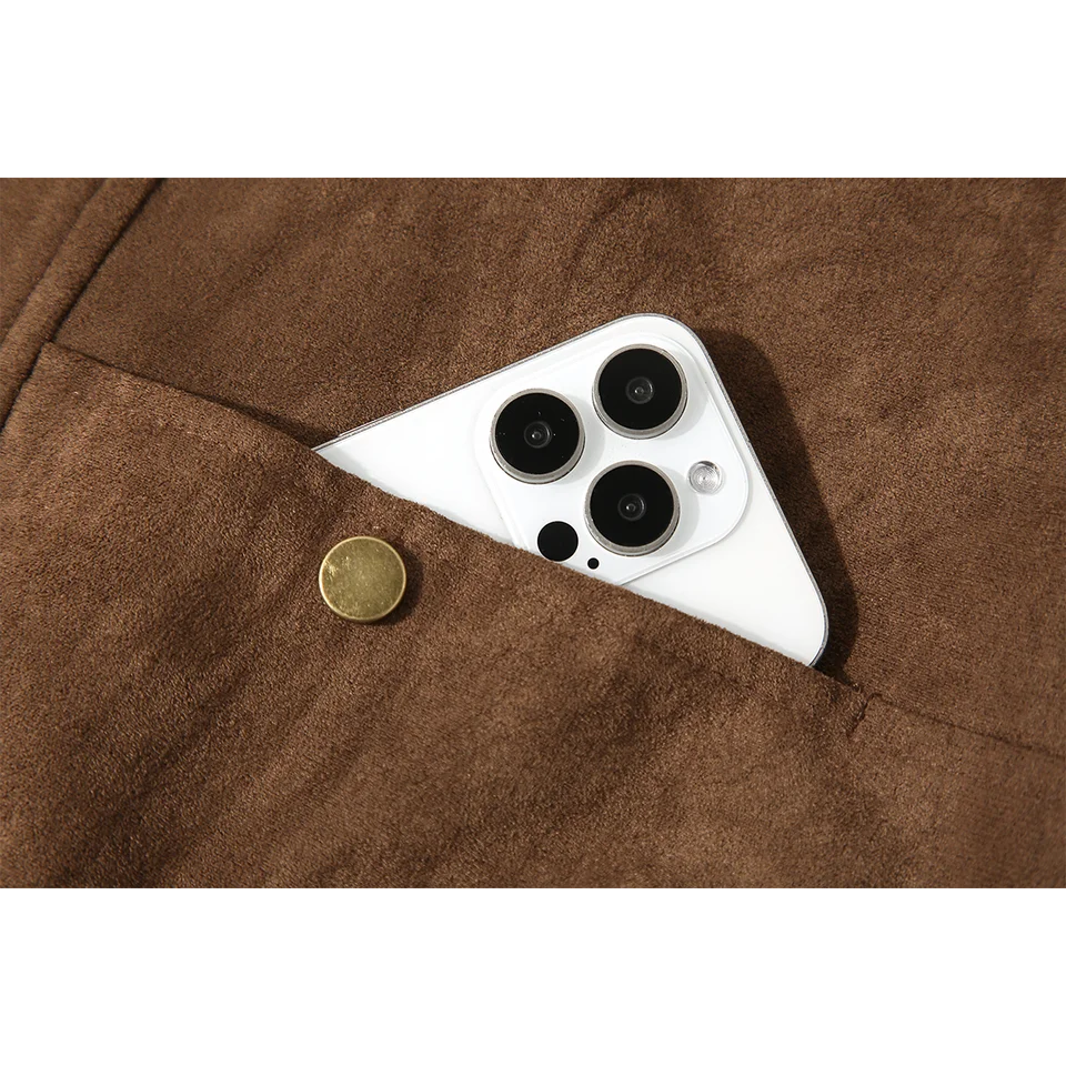 エレガントな印象のレザー調ショートジャケット【レトロカジュアル・女性用・秋季対応】