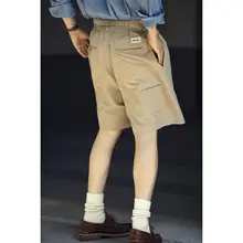 ツイストデザインのウエストゴムショートパンツ【コットン泡泡紗・カジュアル】