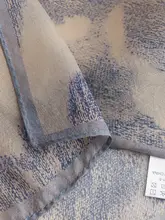 春用薄手の絹ストール【縦長・大人用・シンプルデザイン】