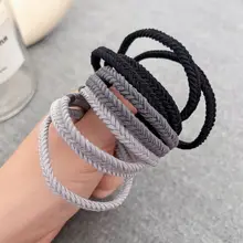 シンプルで洗練されたヘアリング【高いポニーテール用・ゴムバンド・レザーケース付き】