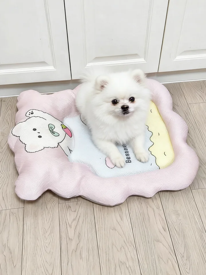 ペット用冷却マット【夏季用・通気性・洗濯可能・犬と猫兼用・ソファ用】