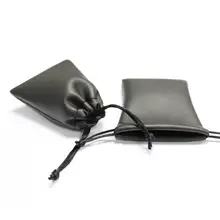 Bluetoothイヤフォン収納ポーチ【レザー・小型・デジタルアイテム用・便利な整理ボックス】