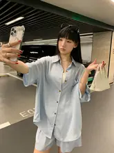 柔らかなライセリルの短袖シャツとショートパンツ【夏用・カジュアル・フィット】（セットアップ対応）