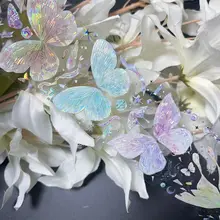 可愛いデザインのマスキングテープ【星と蝶のデザイン・ブルー・ピンク】