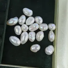 天然淡水バロックパールのベースパーツ【穴あけ不要・DIY用・ハンドメイドアクセサリー】