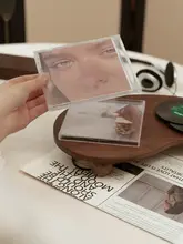 ブラックウォールナット製レコード収納ラック【デスク用・CDディスプレイ・多用途】