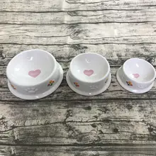 ペット用陶器製食器 猫・犬用ボウル【猫用・犬用・セラミック製・2色セット】