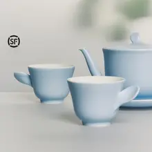 手作り陶器のおしゃれなティーカップ【花房シリーズ・ハンドドリップ用】