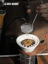 手挽きコーヒーフィルター【波形デザイン・ケーキ型・便利】