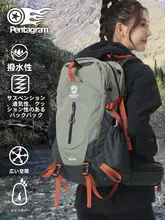 PENTAGRAM 五角星デザインのアウトドアリュック【男女兼用・登山・自転車】