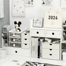 デスクオーガナイザー 2段 台形 DIY インスタ映え ガーリー 机の上 整理整頓 収納ラック