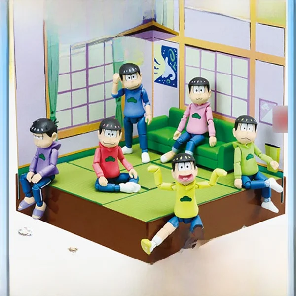 2026年50周年キャラクター「阿松」の和風六人部屋ボックスフィギュア：RE-MENTが選んだ伝統と現代の融合