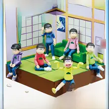 阿松の和風六人部屋ボックスフィギュア【カプセルトイ・コレクション用】