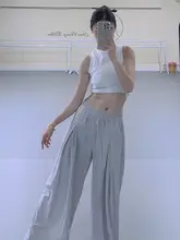 バレエ練習用 レディースパンツ【ゆったりフレア・古典舞踊・広がるシルエット】