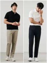JSSD HOMME 春夏用 メンズカジュアルパンツ【ビジネス・ストレートフィット・通勤用】
