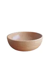 ジュニア用と大人用のブナ製木製ボウル【果物、サラダ、スープ、麺類に最適】