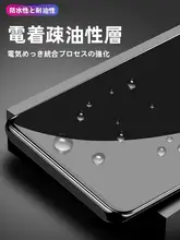 全画面対応の強化ガラスフィルム【Novaシリーズ用・指紋防止】