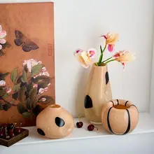 花瓶 フラワーベース フレンチ風 ヴィンテージ 色ガラス リビング 卓上 インテリア 生け花 上品 高級感