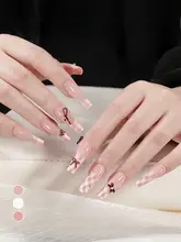 多用途レースチェック柄フレンチネイル用デザインシール【塗装テンプレートツール】