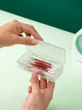 携帯用小型アクセサリー収納ボックス【絆創膏・化粧綿棒・リップブラシ・耳環・薬入れ対応】