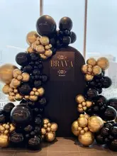 18インチメタルラテックスバルーン【ゴールド・誕生日パーティー・背景装飾用・大サイズ】