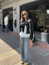 シャツカラー短丈PUレザーアウター【女性用・ジャ ケット・小柄対応】