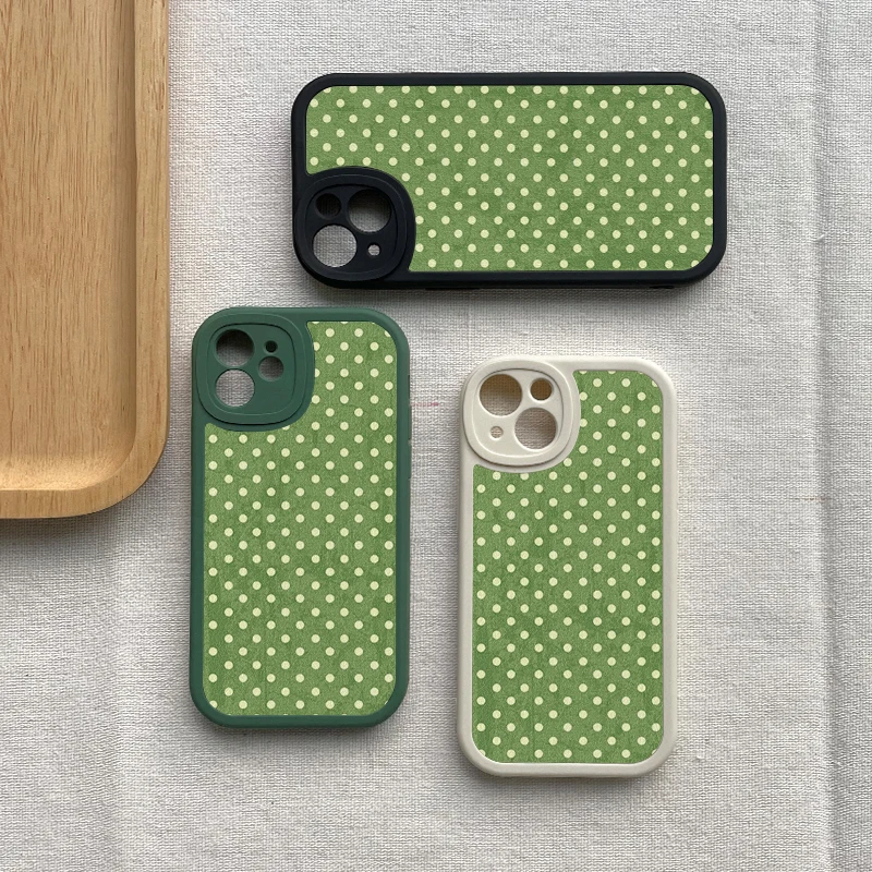 スマホケース カード入れ付き どんなのがあるの？緑の水玉模様が通勤にぴったりな「小白绘」のケースは本当におすすめ？