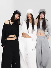 KPOPスタイルの透け感ある長袖トップス【柔らかく着心地抜群・ダンスやカジュアルに最適】