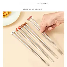 抗菌機能付き 高級合金製おしゃれな携帯用箸【防カビ・かわいいデザイン】